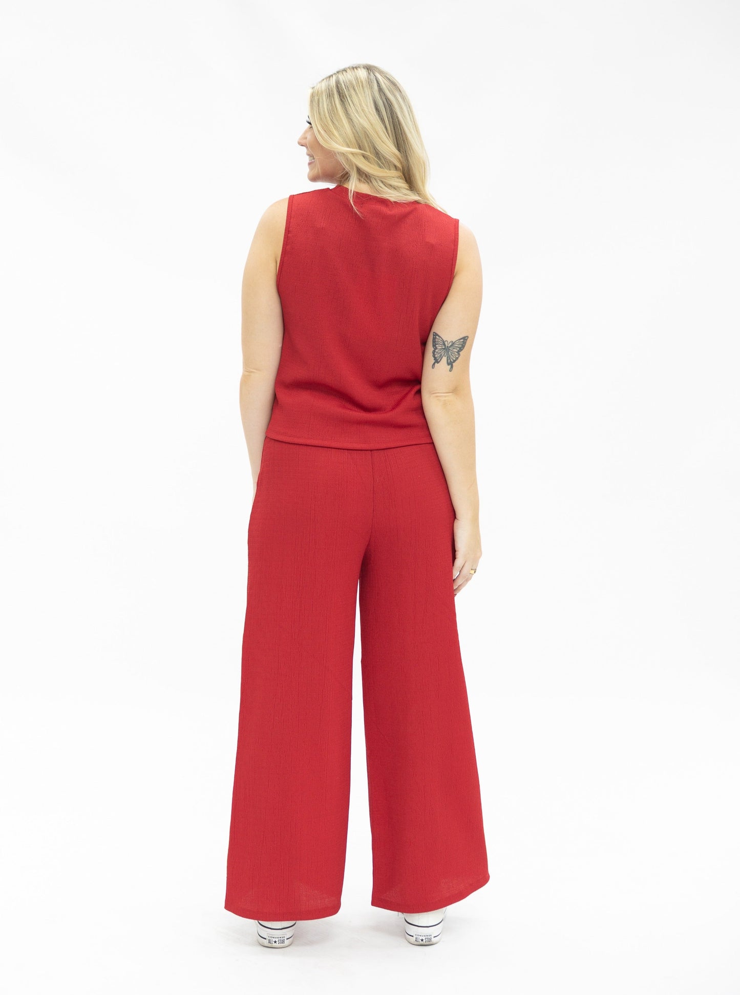 Elisa Earhart Pants, Red